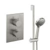 Crosswater Crossbox Shower Set 2 Brushed Nickel