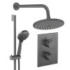 Crosswater Crossbox Shower Set 4 Slate 200mm