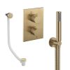 Crosswater Crossbox Shower Set 5 Brushed Brass