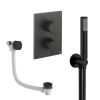 Crosswater Crossbox Shower Set 5 Matt Black
