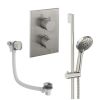 Crosswater Crossbox Shower Set 6 Brushed Nickel