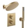 Crosswater Crossbox Shower Set 8 Brushed Brass