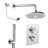 Crosswater Crossbox Shower Set 9 Chrome 200mm