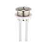 Just Taps close couple flush button 38mm Stainless Steel