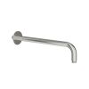 Crosswater Clearwater Round Wall Arm 350mm Brushed Metallic