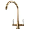 Clearwater Elegance Mono Kitchen mixer Tap Brushed Bronze
