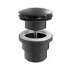 Crosswater Clearwater Basin Waste Click Clack Matt Black