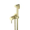 Saneux COS Douche Kit with Fluted Handle - Brushed Brass