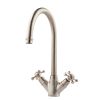 Clearwater Cottage Kitchen mixer Tap Brushed Nickel
