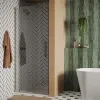 Crosswater Asura 8mm Hinged Door Brushed Nickel
