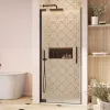 Crosswater Asura 8mm Hinged Door Matt Black