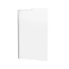 Crosswater Clear 6 Fixed Bath Screen 900mm Silver