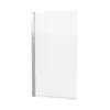 Crosswater Clear 6 Hinged Bath Screen 800mm Silver