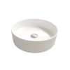 Britton Round Countertop Basin 400mm 0TH Gloss White