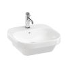 Britton Curve2 Basin 450 x 450mm 1 Tap Hole Gloss White
