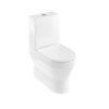 Britton Curve2 rimless back to wall close coupled WC including soft close seat Gloss White