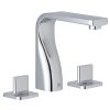 Just Taps Curve 3 Hole Basin Mixer