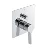 Just Taps Curve Single Lever Concealed Diverter Valve