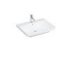 Britton Dalston 600mm 1 Tap Hole Basin White