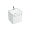 Britton Dalston 500mm Unit Matt White with 1 Tap Hole Basin White