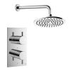 Crosswater Design Shower Set 1 200mm Chrome