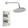Crosswater Design Shower Set 1 300mm Brushed Nickel