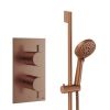 Crosswater Design Shower Set 2 Brushed Bronze