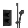 Crosswater Design Shower Set 2 Matt Black
