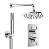 Crosswater Design Shower Set 3 Chrome 200mm