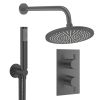 Crosswater Design Shower Set 3 Slate 300mm