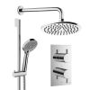 Crosswater Design Shower Set 4 Chrome 200mm