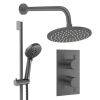 Crosswater Design Shower Set 4 Slate 200mm