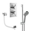 Crosswater Design Shower Set 6 Chrome