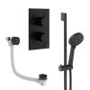Crosswater Design Shower Set 6 Matt Black