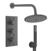 Crosswater Design Shower Set 7 Slate 200mm