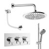 Crosswater Design Shower Set 9 Chrome 300mm