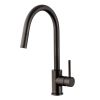 Clearwater Ember Side Lever Pull-Out Kitchen mixer Tap Matt Black