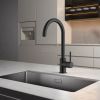 Clearwater Ember Side Lever Kitchen mixer Tap Matt Black