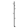 Just Taps FLO electric Towel Rail with hooks Matt Black