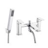 Just Taps Form Bath Shower Mixer with Kit Chrome