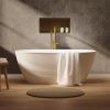Crosswater Auriga Freestanding Bath 1500 x 750mm Matt White