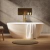 Crosswater Auriga Freestanding Bath 1500 x 750mm Gloss White