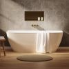 Crosswater Auriga Back to Wall Bath 1700 x 800mm Gloss White