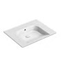 GSI Community 70x55 Basin No Tap Hole White