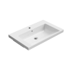 GSI Norm 800 x 500mm 1 Tap Hole Basin White