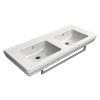 GSI Classic 1250 x 500mm Wall Hung Basin 1 Tap Hole White