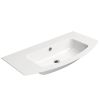 GSI Pura 1020 x 520mm Curved No Tap Hole Basin White
