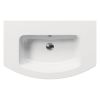 GSI Pura 820 x 490mm Curved Wall Hung No Tap Hole Basin White