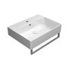 GSI Kube X 60x47 Wall Mounted 1 Tap Hole Basin White