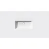 GSI Nubes 800 x 500mm 1 Tap Hole Basin White